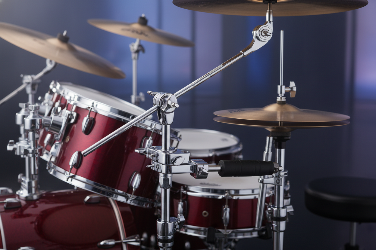 Arms en clamps: Essentiële hardware voor drummers