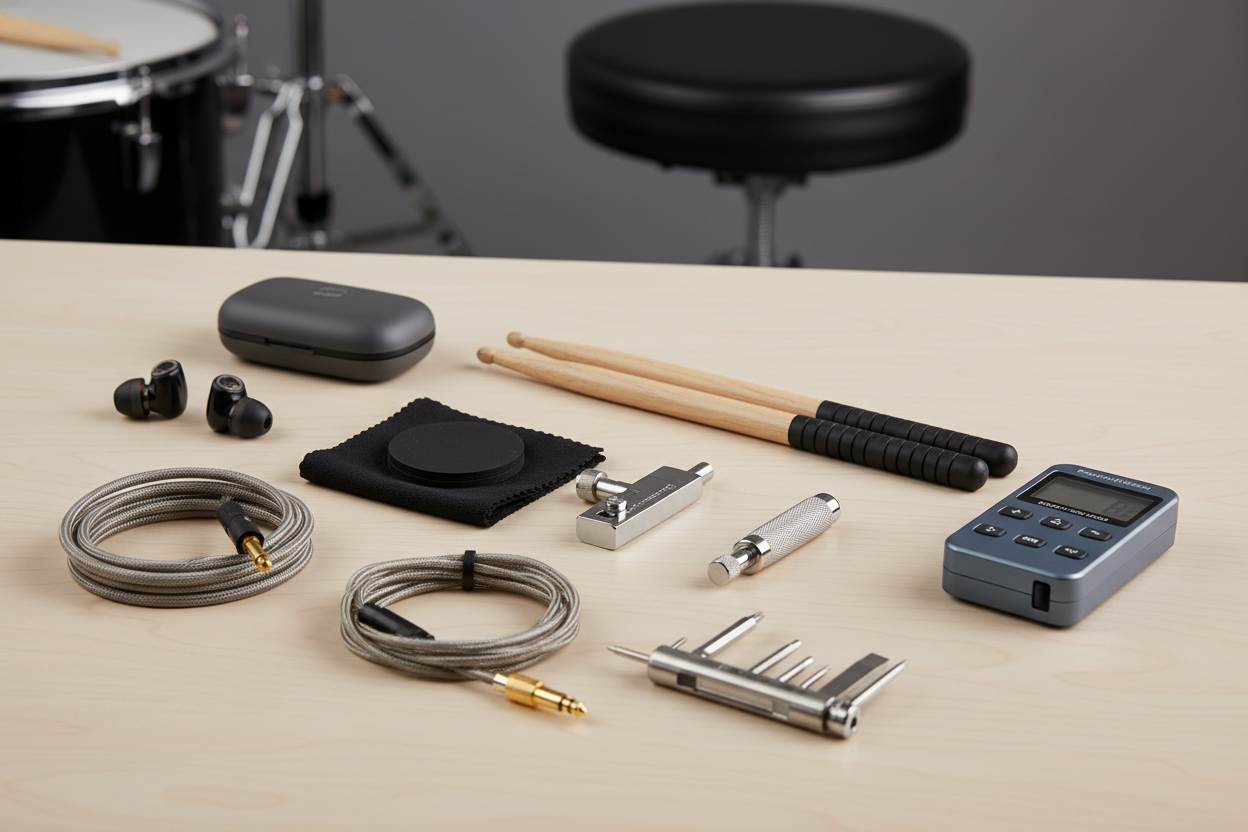 Drumaccessoires: Essentiële tools voor elke drummer